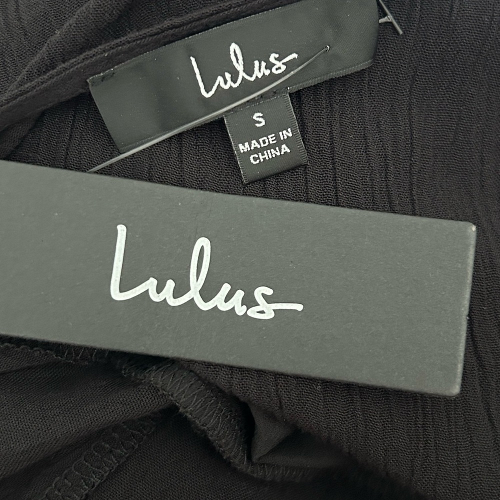 Lulu's NWT Heart of Marigold black wrap maxi dress - Picture 10 of 10